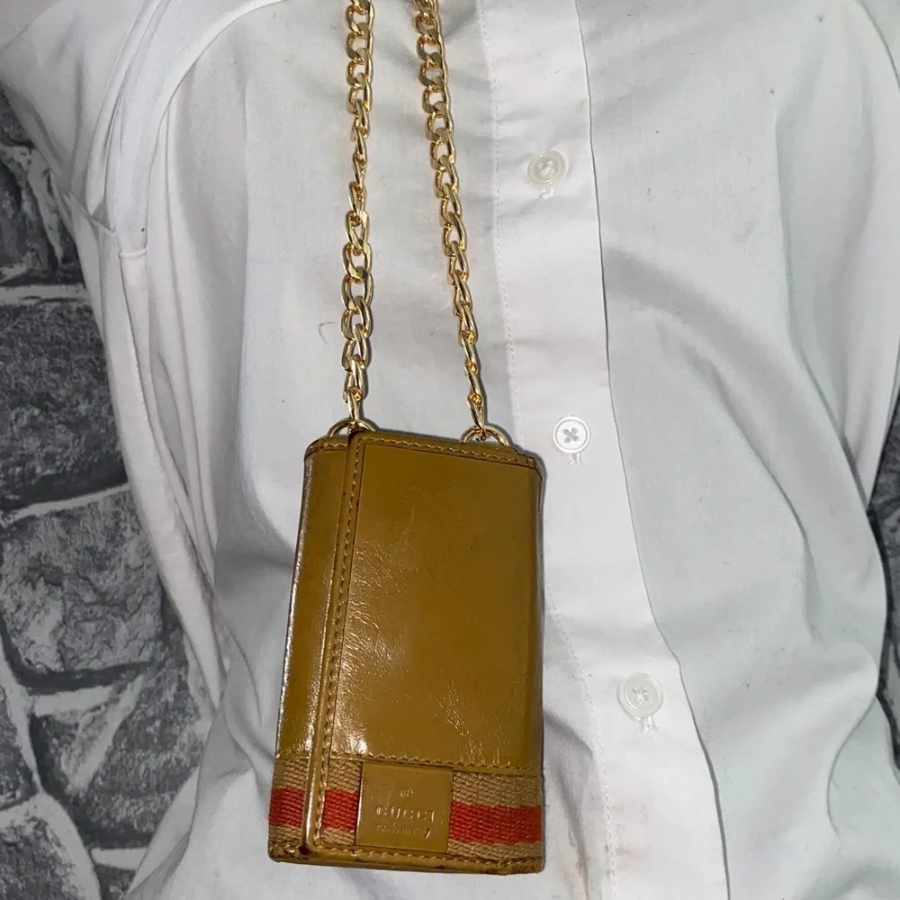 Authentic Rare Gucci Sherry Line Key Case